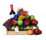 Vino entre frutas