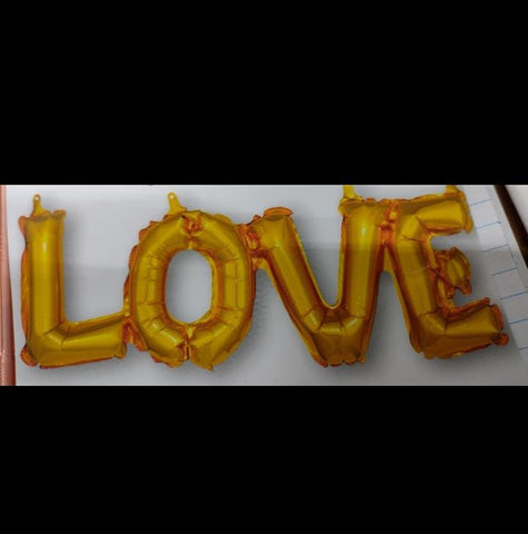 Globo metálico LOVE