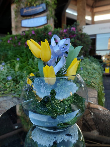 Atrapadas en Cristal Tulipanes