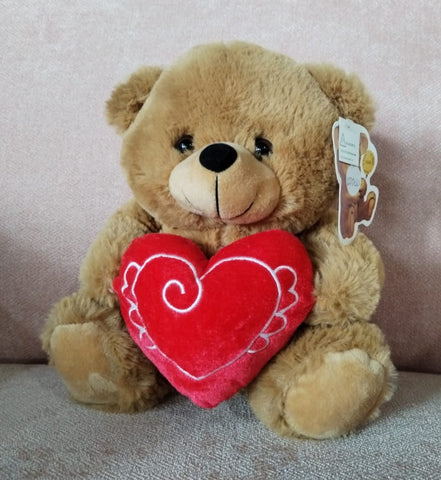 Oso de peluche corazón