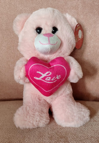 Oso de peluche rosa