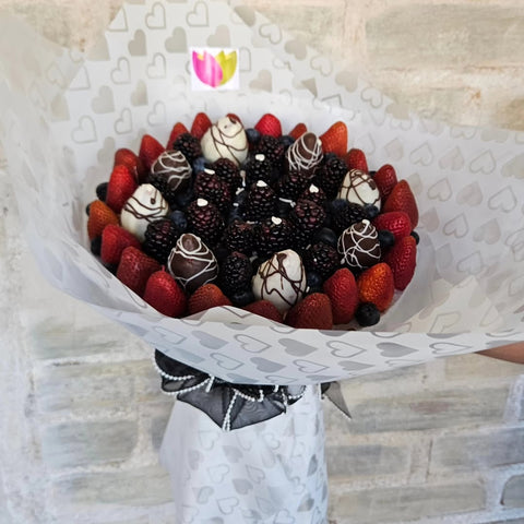 Bouquet de Fresas y Arándanos