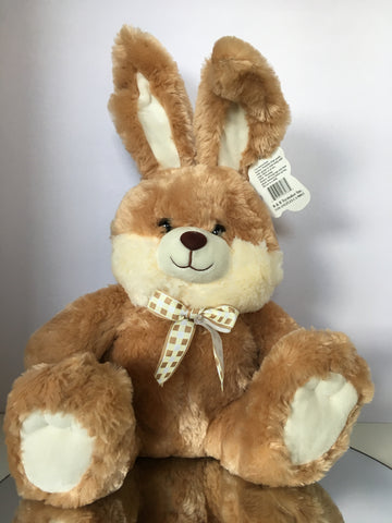 Conejo de Peluche Cafe Mediano Musical