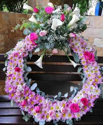 Coronas de Flores para Muertos – Arreglos Florales Guatemala