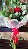 Ramo de rosas rojas 14x14