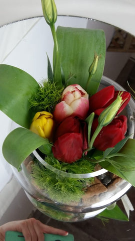 Atrapadas en Cristal Tulipanes