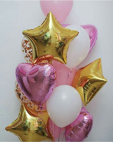 Globo metálico con helio Feliz cumpleaños